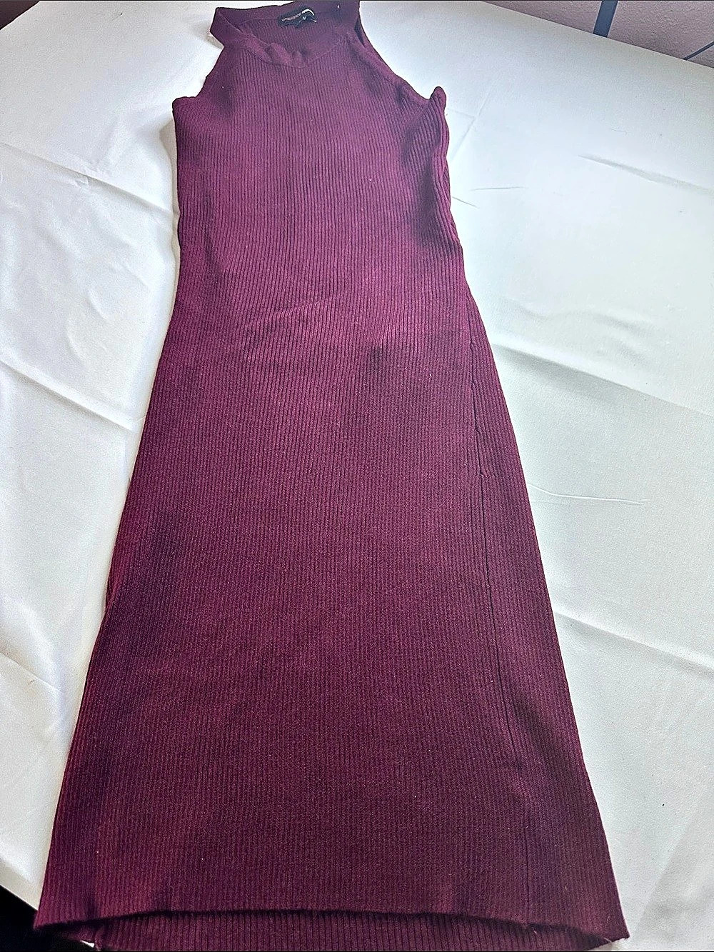 ambiance apparel Ribbed Maxi Dress in Purple Size Large